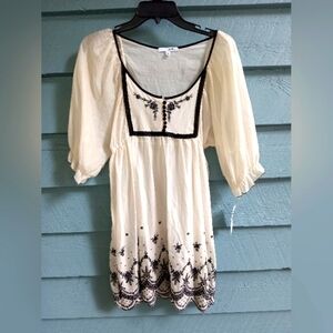Nwt gauzy babydoll dress